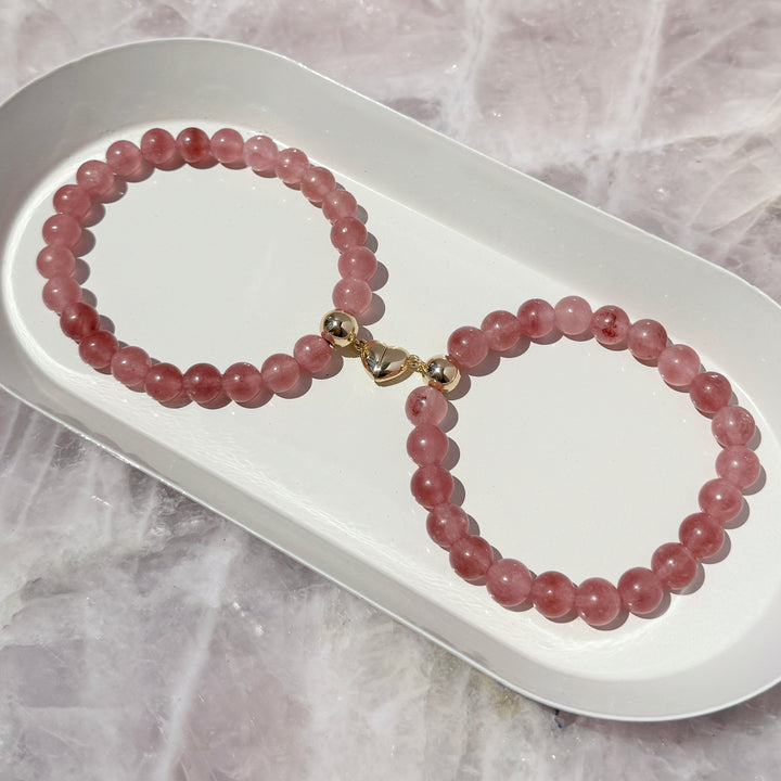 Mommy and Daughter Heart to Heart Bracelet Set