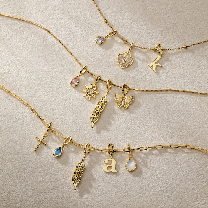 Waterproof Build Your Own Charm Necklace