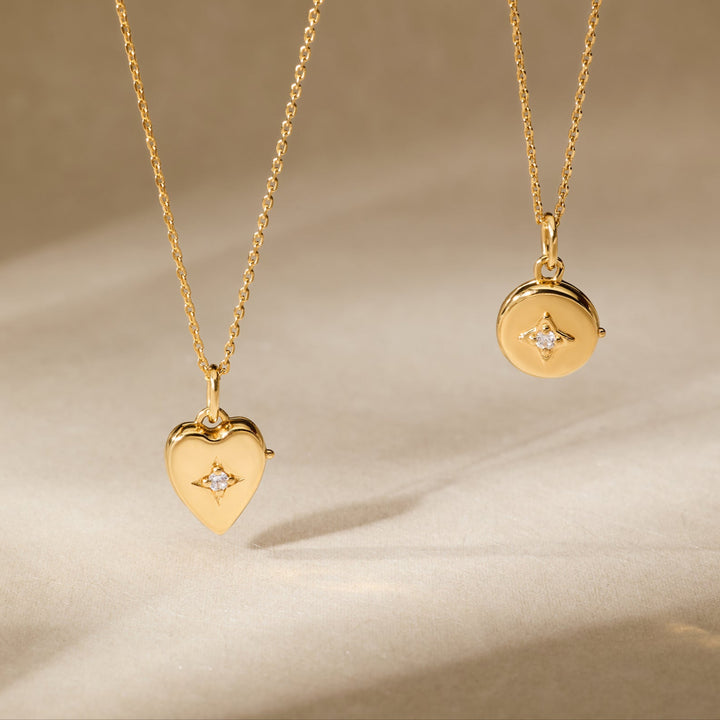 Custom Initial Mini Heart Locket