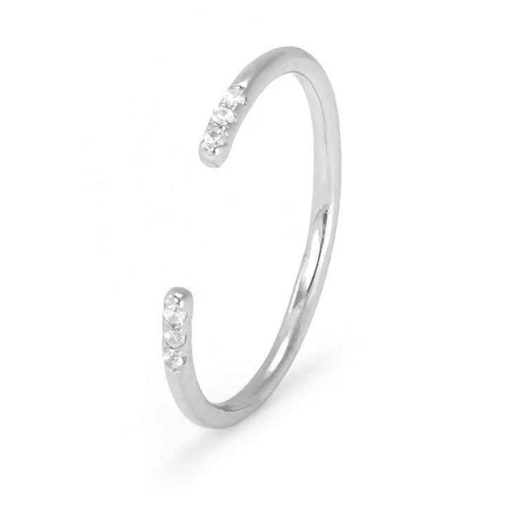 Petite Open CZ Stackable Ring