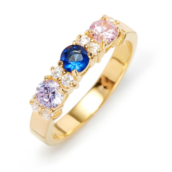 Custom Close to the Heart Birthstone Ring