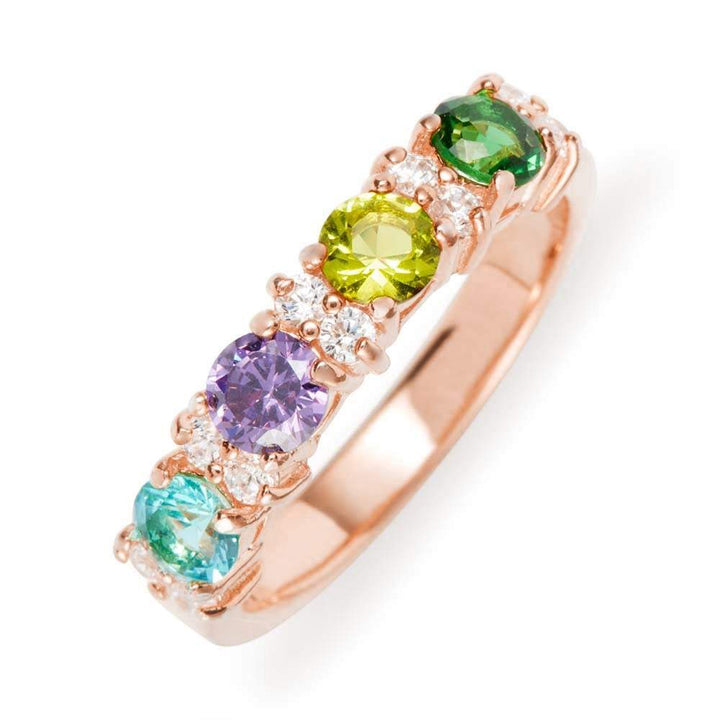Custom Close to the Heart Birthstone Ring
