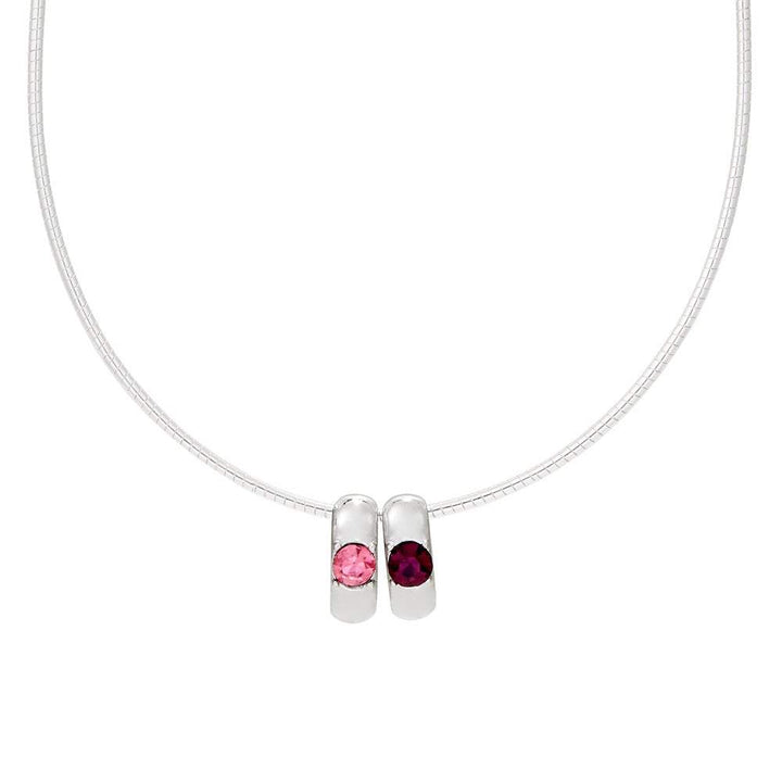Custom Birthstone Slide Pendant