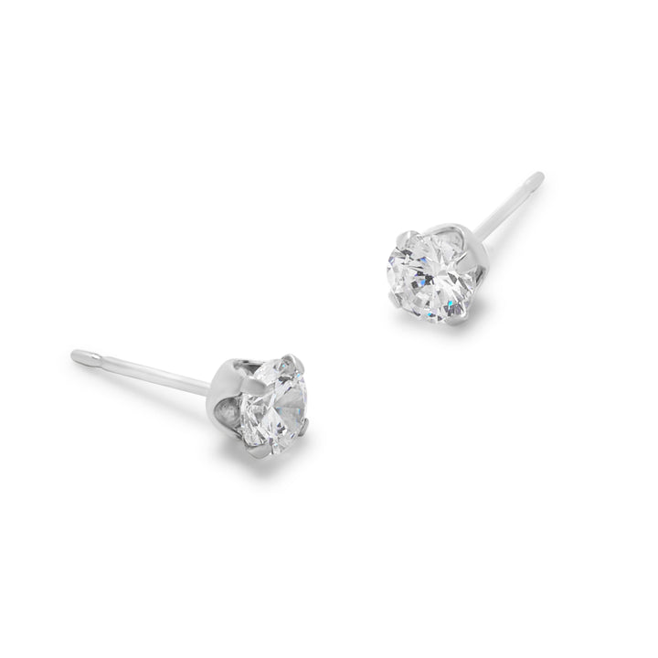 Cubic Zirconia Stud Earrings