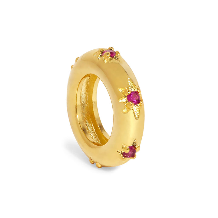 Starburst Birthstone Eternity Charm