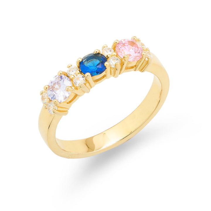 Custom Close to the Heart Birthstone Ring