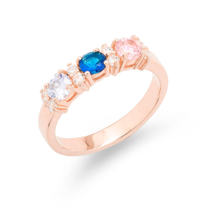 Custom Close to the Heart Birthstone Ring