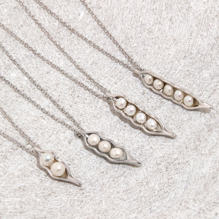 Custom Peas in a Pod Pearl Necklace