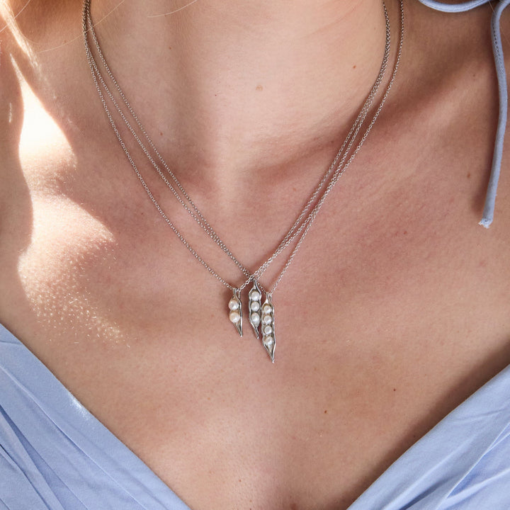 Custom Peas in a Pod Pearl Necklace
