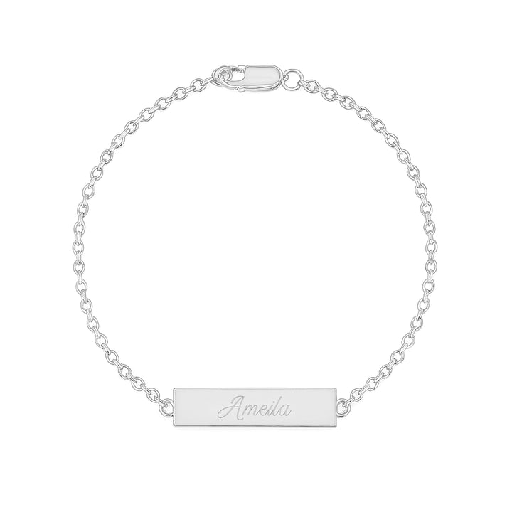 Engravable Petite Name Bar Bracelet