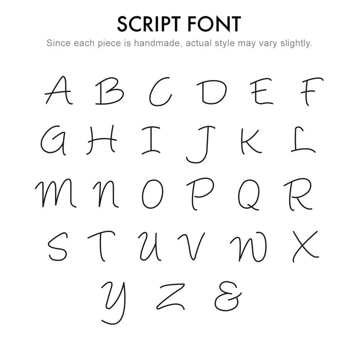 Custom Hand Stamped Heart Tag Mini Initial Necklace