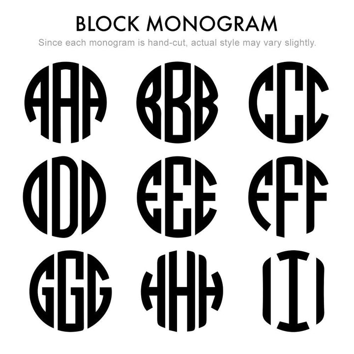 Block Monogram Signet Ring