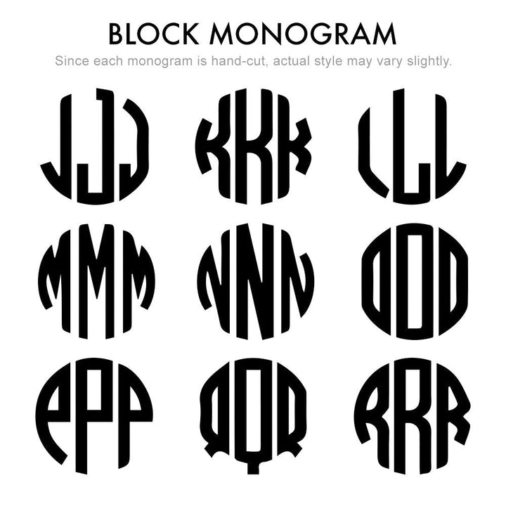 Block Monogram Signet Ring