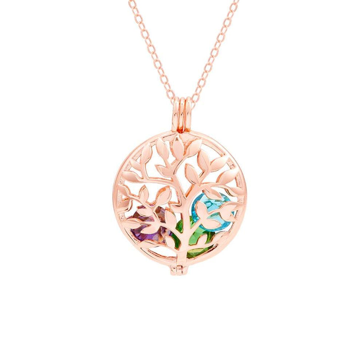Custom Petite Family Tree Birthstone Locket