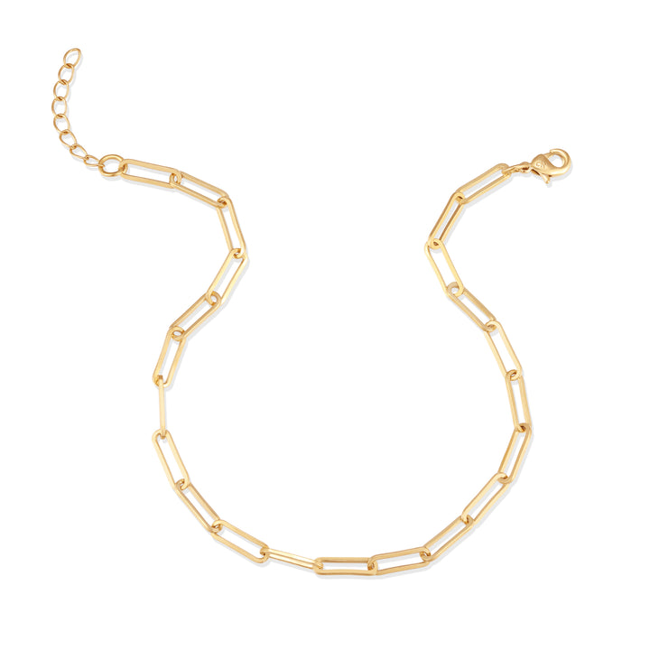 Waterproof Paperclip Chain Anklet