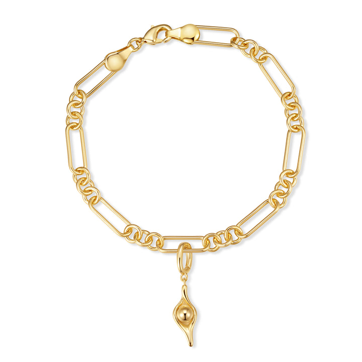 Waterproof Pea in the Pod Charm Bracelet