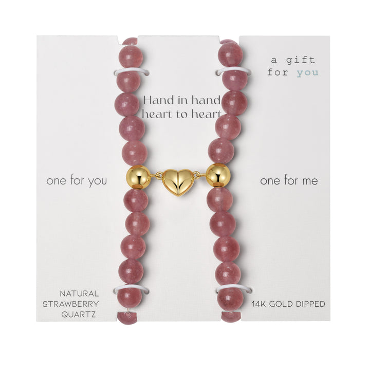 Mommy and Daughter Heart to Heart Bracelet Set