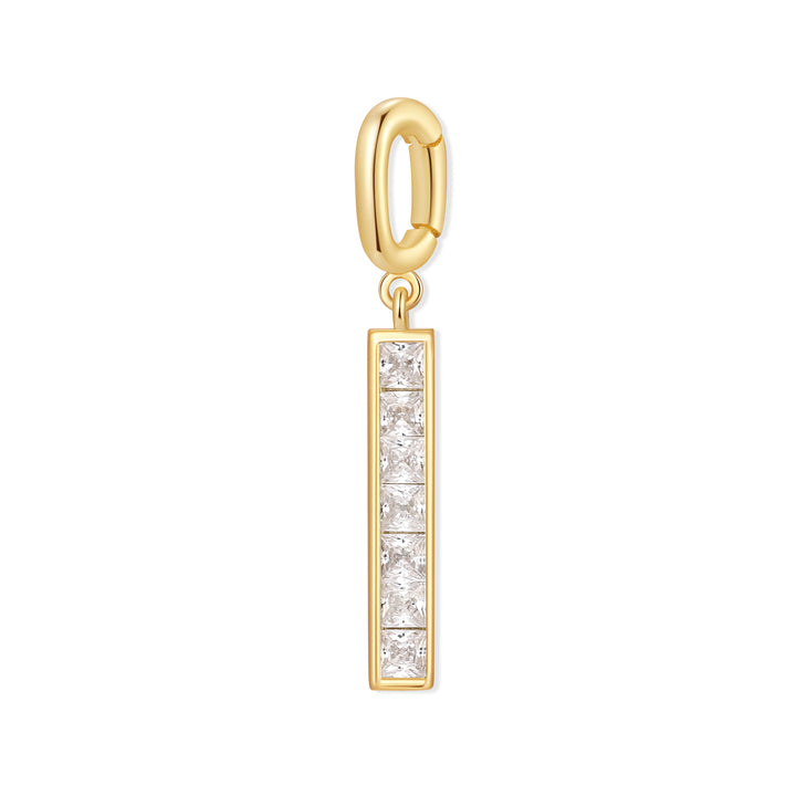 Petite Stick Birthstone Charm