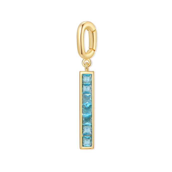 Petite Stick Birthstone Charm