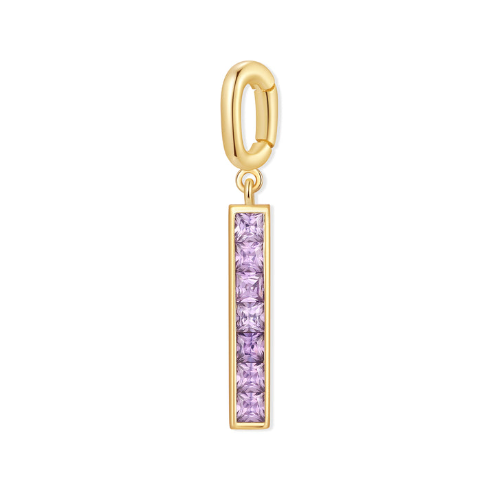 Petite Stick Birthstone Charm