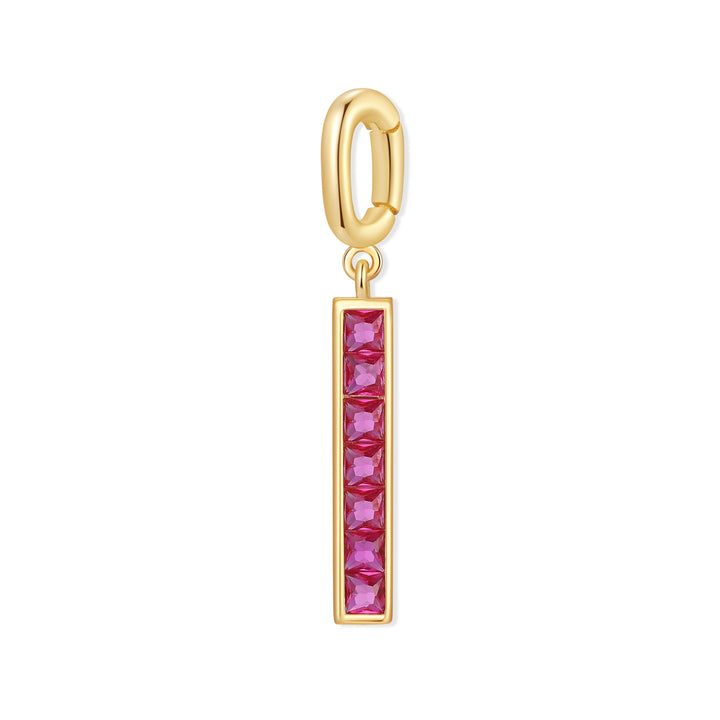 Petite Stick Birthstone Charm