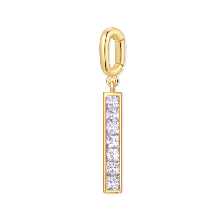 Petite Stick Birthstone Charm