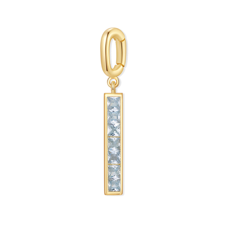 Petite Stick Birthstone Charm