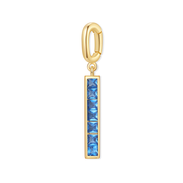 Petite Stick Birthstone Charm