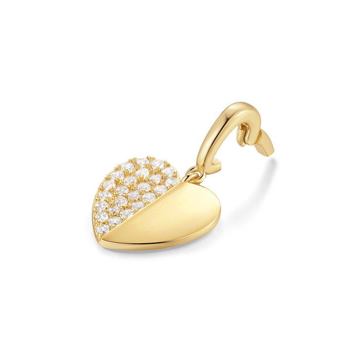 Crystal Heart Charm