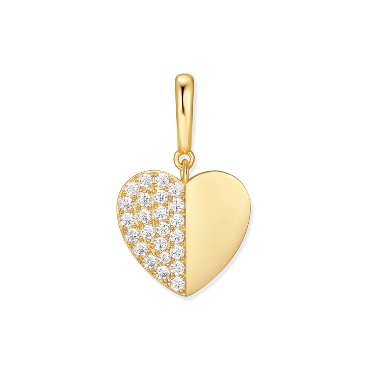 Crystal Heart Charm