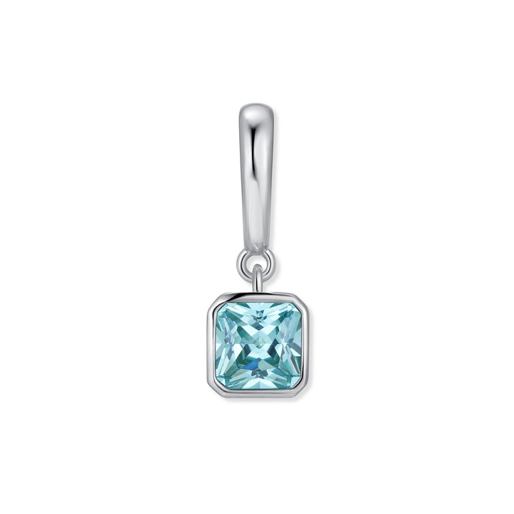Birthstone Square Hinge Charm