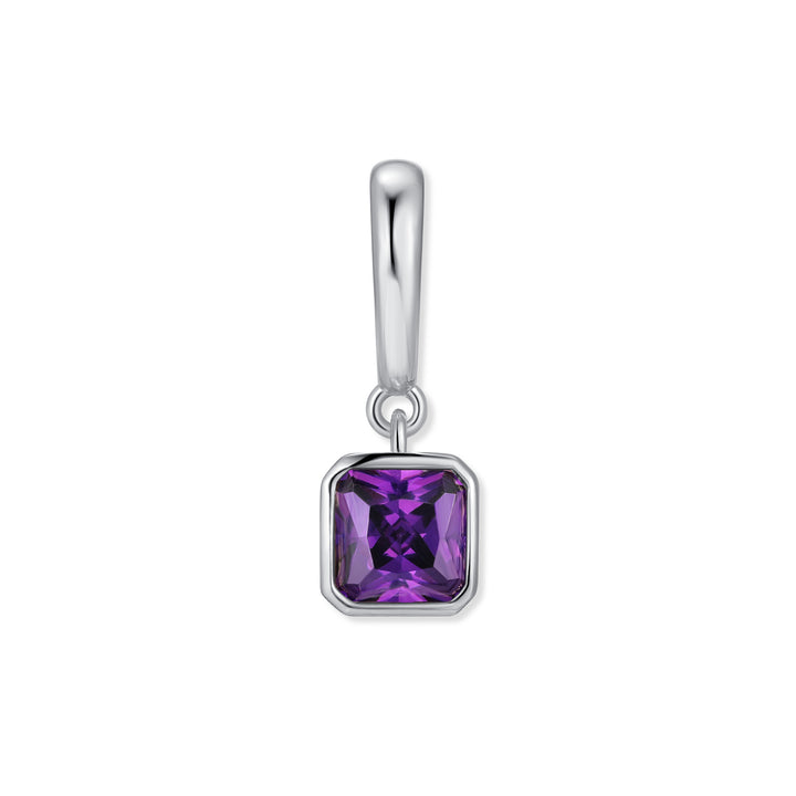 Birthstone Square Hinge Charm