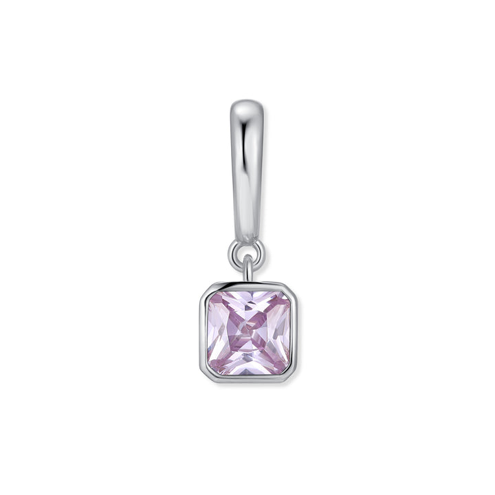 Birthstone Square Hinge Charm