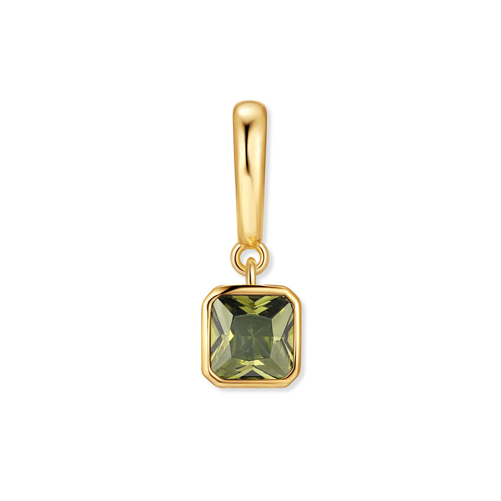 Birthstone Square Hinge Charm