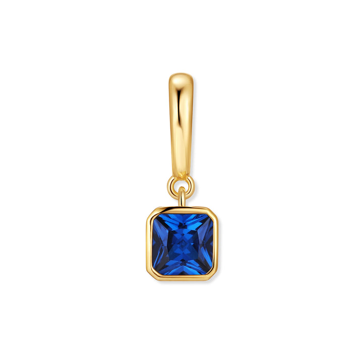 Birthstone Square Hinge Charm
