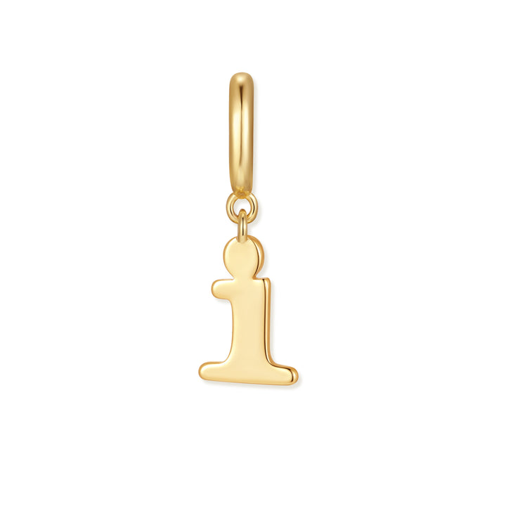 Waterproof Initial Charm