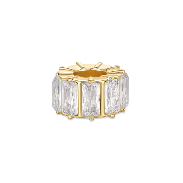 Baguette Birthstone Bead Spacer