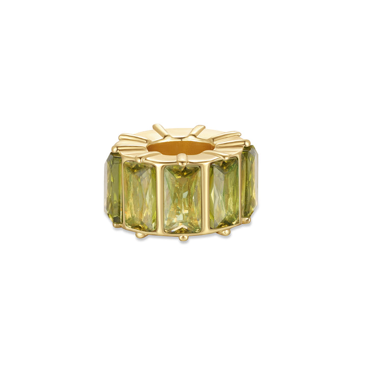 Baguette Birthstone Bead Spacer