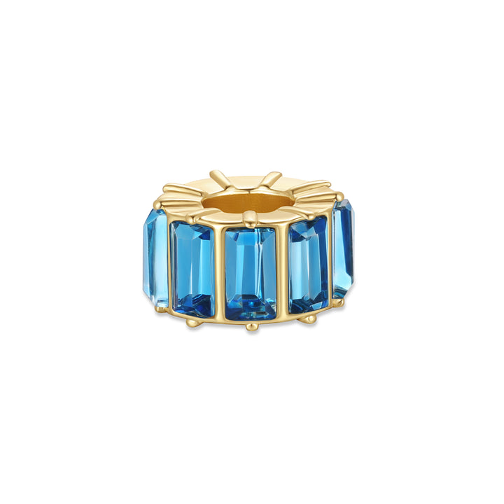 Baguette Birthstone Bead Spacer