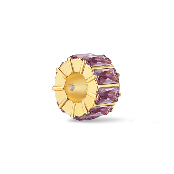 Baguette Birthstone Bead Spacer