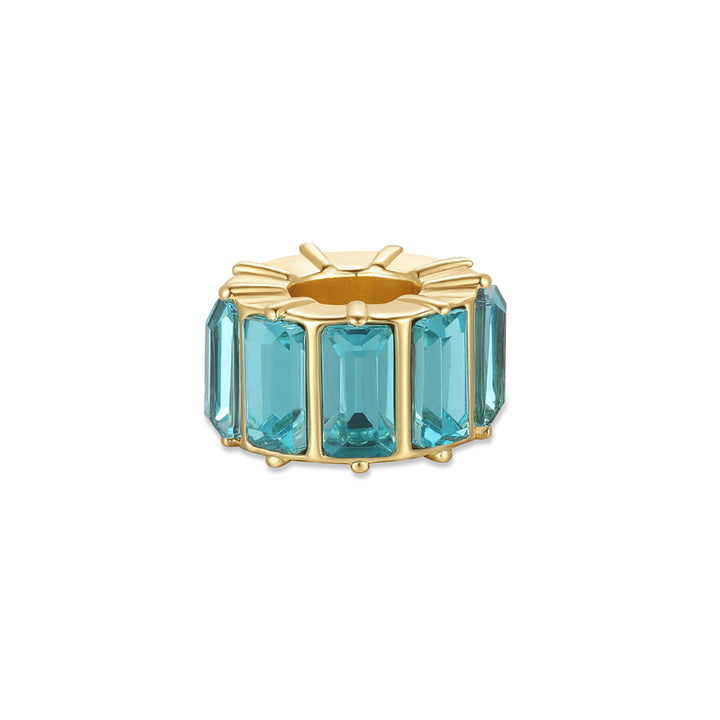 Baguette Birthstone Bead Spacer
