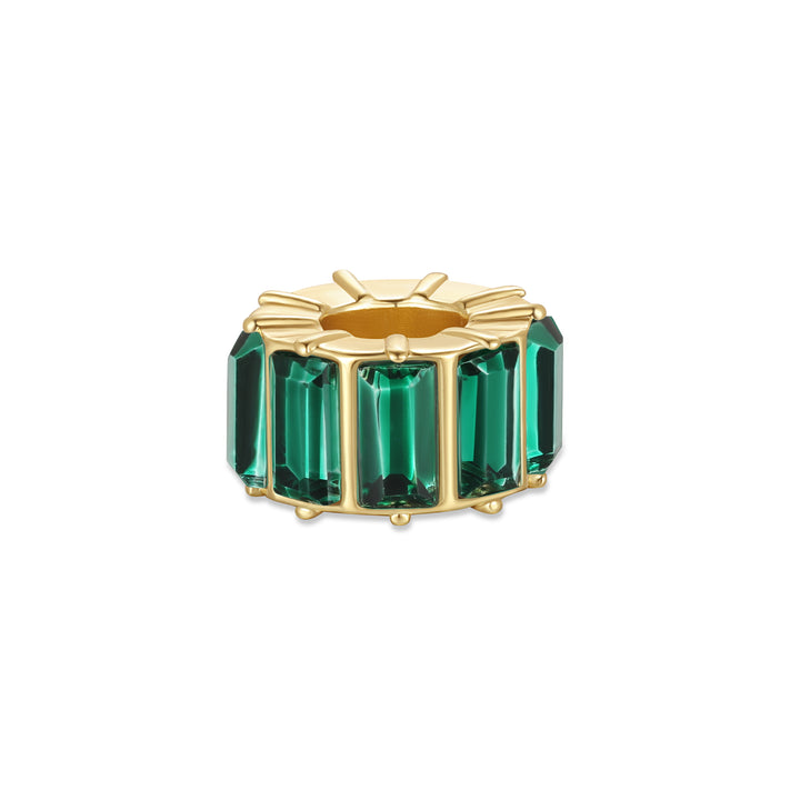 Baguette Birthstone Bead Spacer
