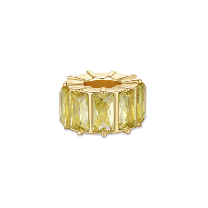 Baguette Birthstone Bead Spacer