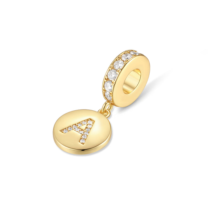 Crystal Initial Dangle Charm