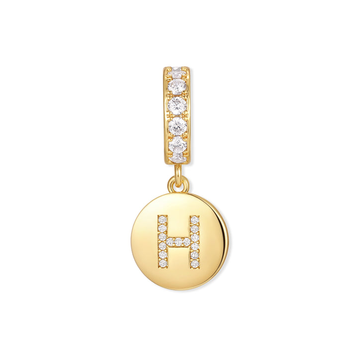 Crystal Initial Dangle Charm