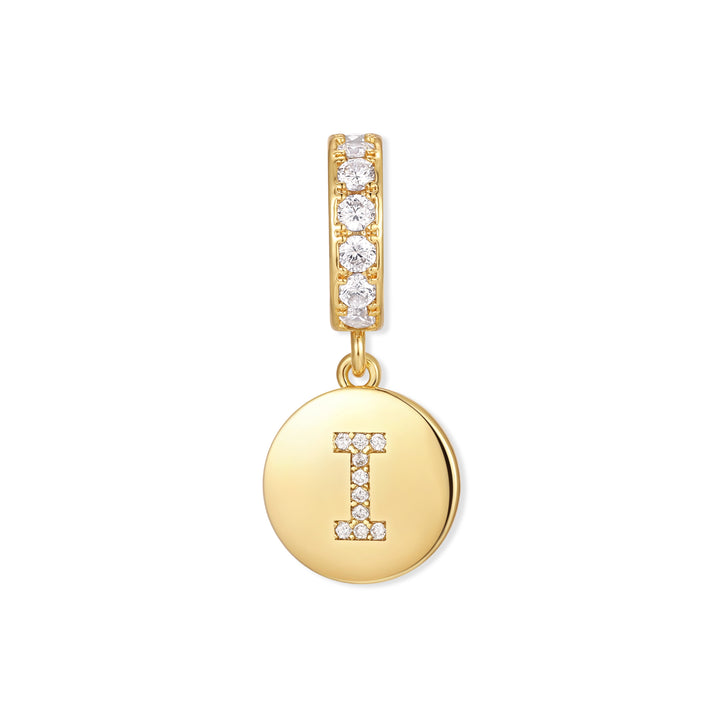 Crystal Initial Dangle Charm