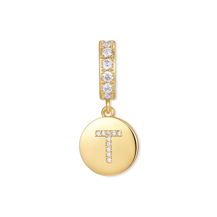Crystal Initial Dangle Charm
