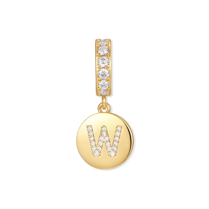 Crystal Initial Dangle Charm