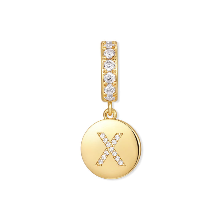 Crystal Initial Dangle Charm