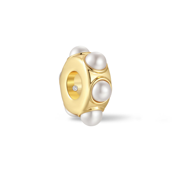 Pearl Spacer Charm